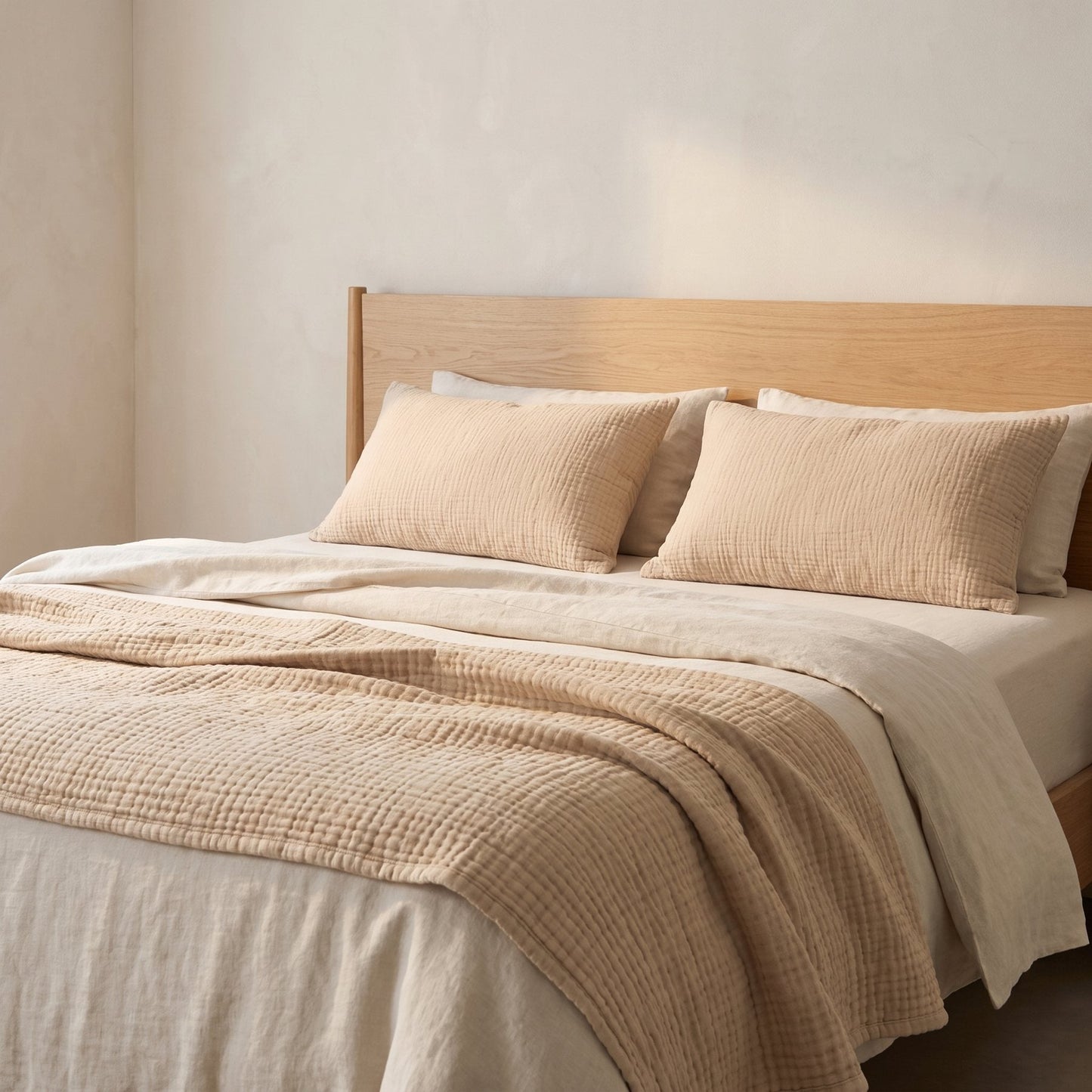 The Brume Set on the bed