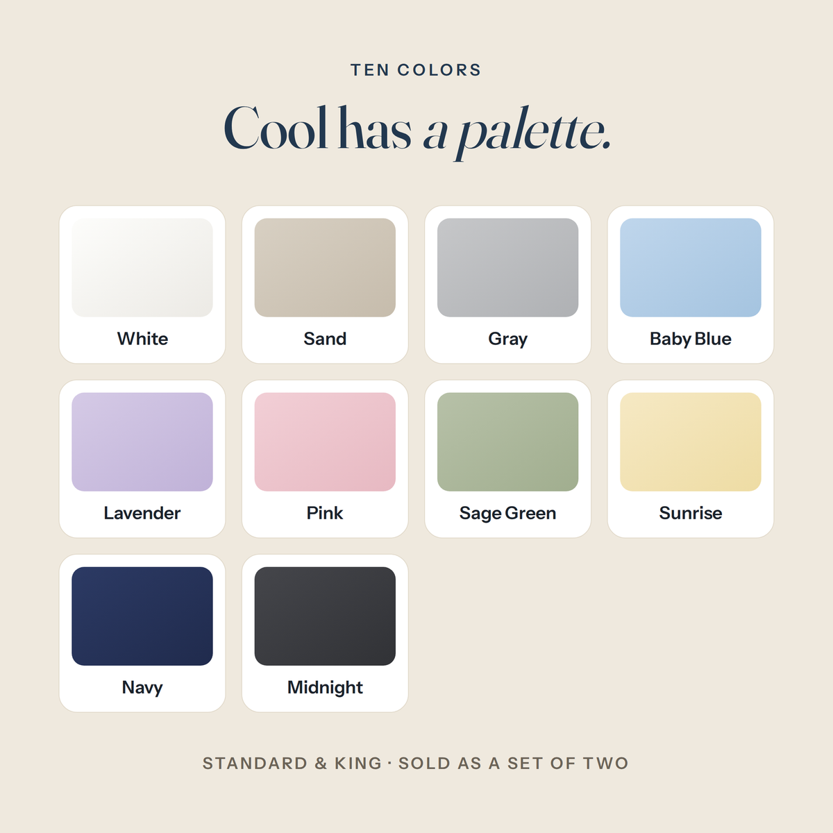 Ten colors