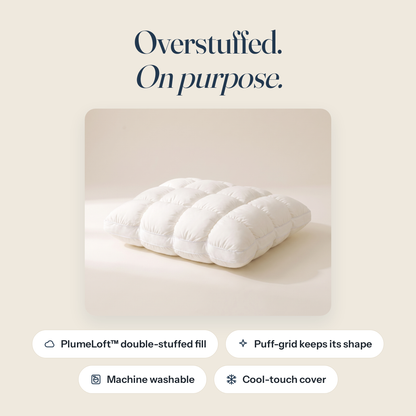 Overstuffed on purpose — key benefits